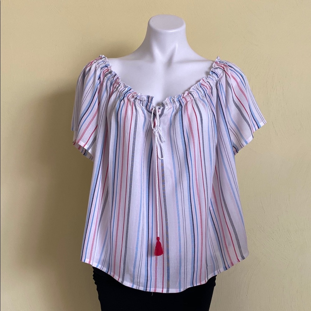 Derek Heart Off The Shoulder Top